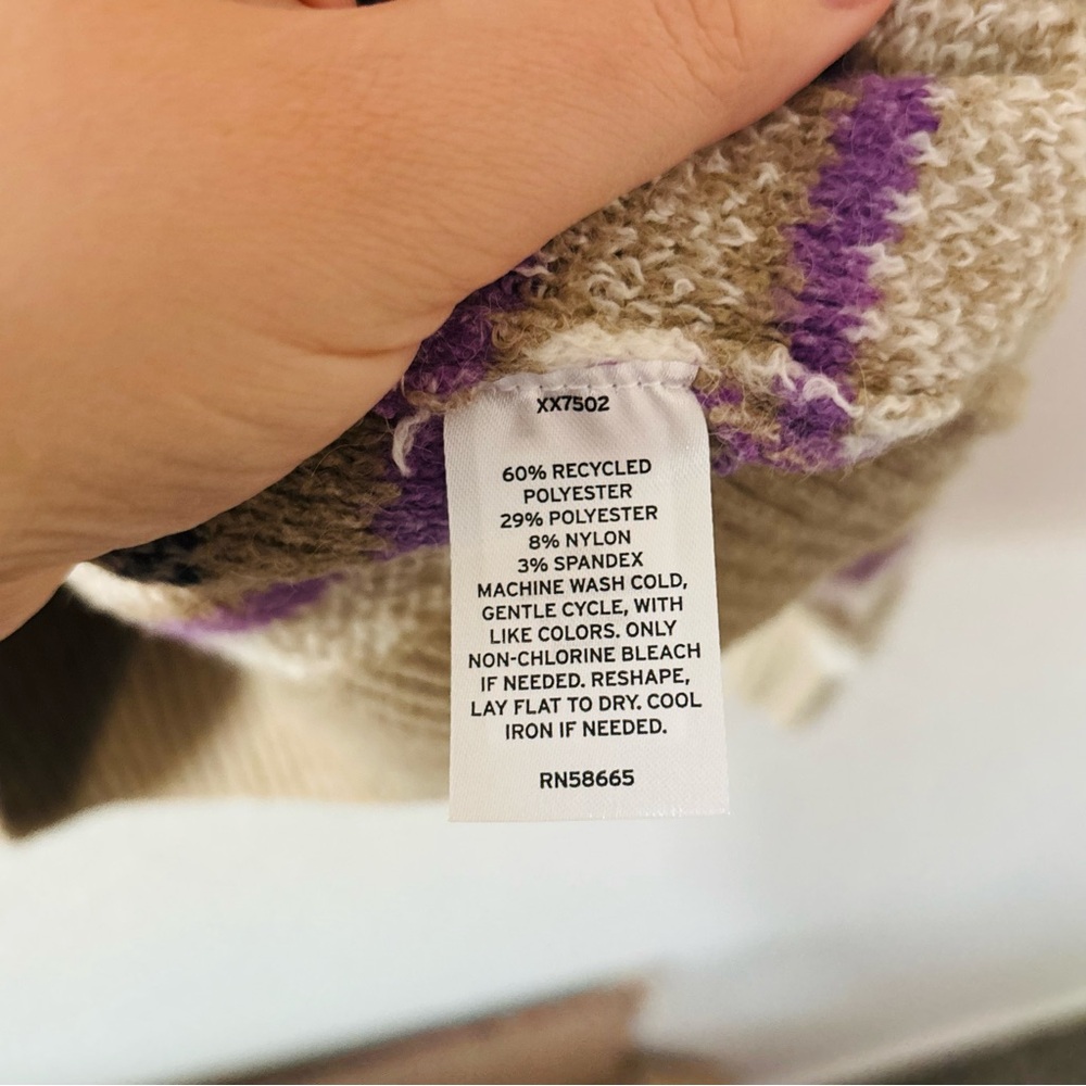 BP Women’s Medium Fall Geometric Patterned Brown‎… - image 6